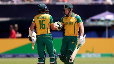 South Africa vs Bangladesh T20 World Cup 2024 live steaming: How to watch SA vs BAN clash in USA, Canada and India? Keshav Maharaj and David Miller in frame (Getty)