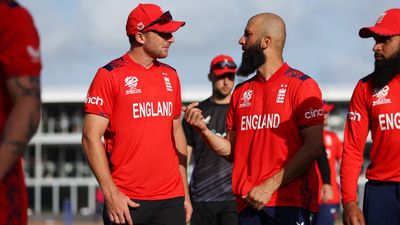'Team is making same mistakes all over again in selection': Ex-England captain slams Jos Buttler & Co. for dismal show in T20 World Cup 2024 Jos Buttler interacts with teammate Moeen Ali (credits getty)