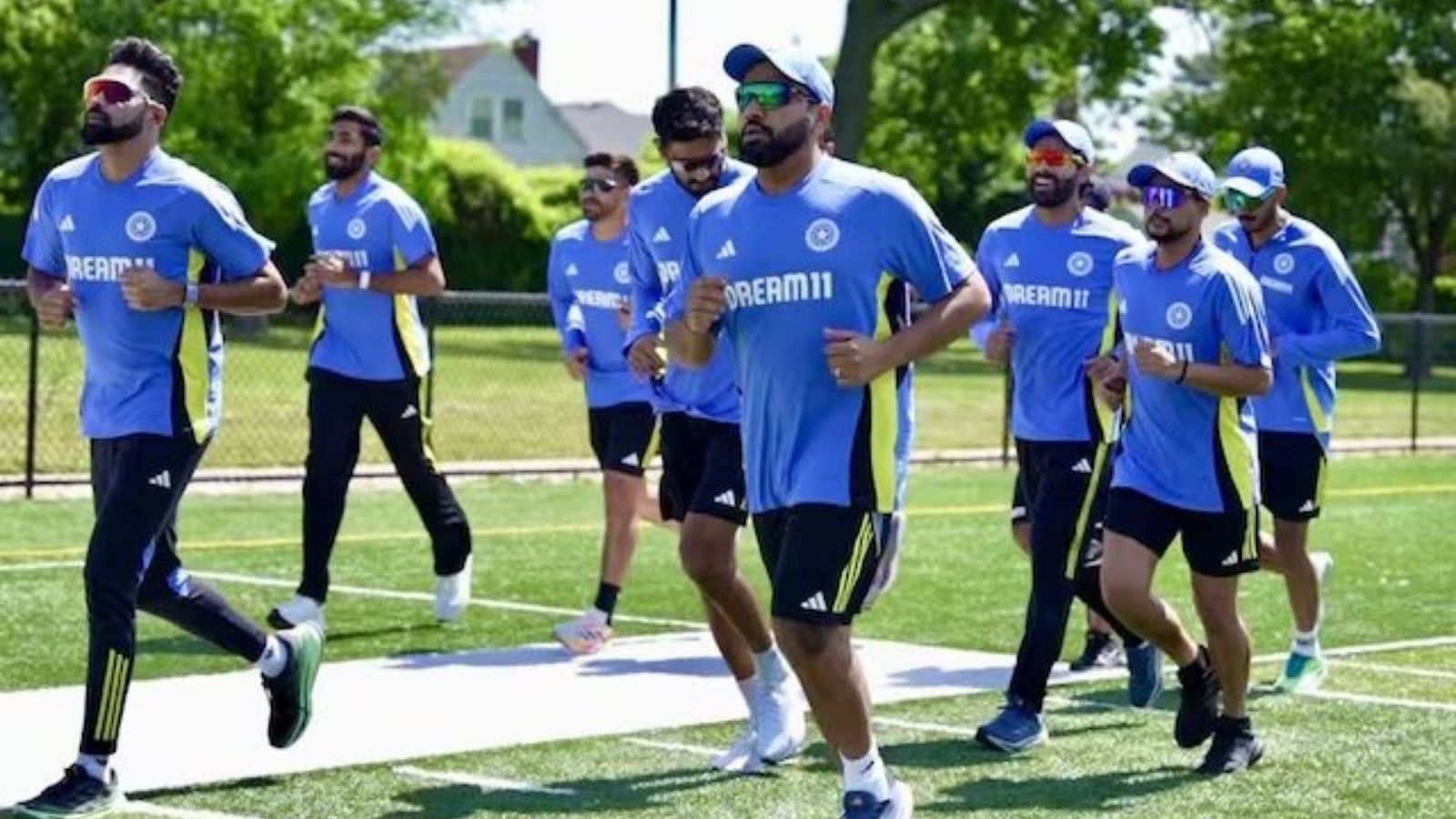 'Everything is here and there': Rohit Sharma-led India in 'Chaos' over facilities including gym in USA for ongoing T20 World Cup 2024 Team India training session (credits x)