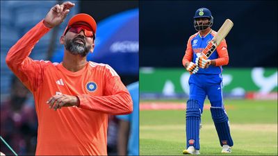 'It's a team game, right?': Indian bowling coach comes in defense of Ravindra Jadeja's batting form after golden duck vs Pakistan India bowling coach Paras Mhambrey and all-rounder Ravindra Jadeja (Getty Images)