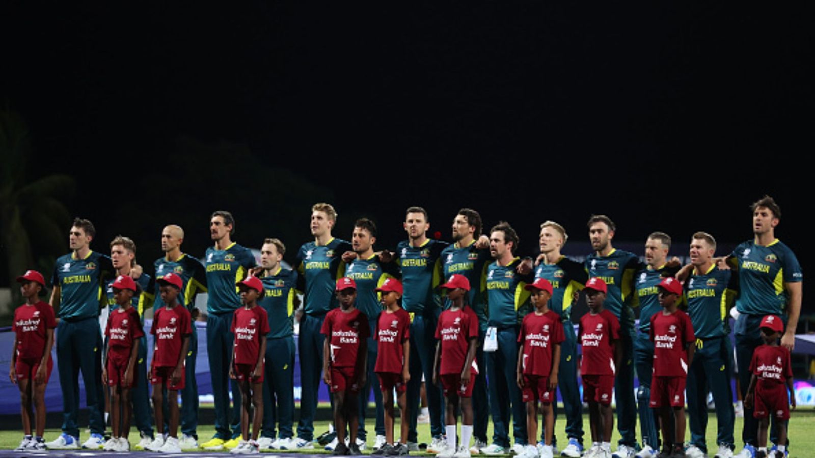 'We are lucky to have him': Mitchell Marsh reveals Australia's most important player after qualifying for Super 8 Australia cricket team in frame (Getty)