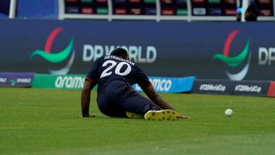 Saurabh Netravalkar takes blame for loss against India despite taking Virat Kohli and Rohit Sharma's wicket, says 'It's on me' Saurabh Netravalkar in frame (Getty)