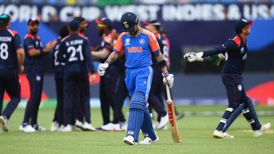 1, 4, 0: Sunil Gavaskar reacts to Virat Kohli's flop show in T20 World Cup, says 'All he needs to do is...' India's Virat Kohli makes his way off after being dismissed during their T20 World Cup match against USA on June 12. (Getty)