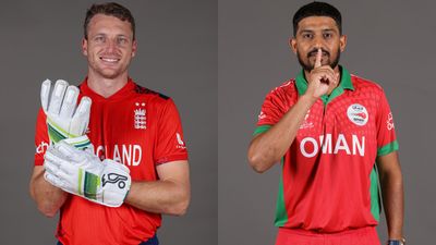 ENG vs OMA, T20 World Cup 2024: Check probable playing XI, head-to-head, pitch report, weather report and all you want to know Jos Buttler and Aqib Ilyas in frame (Getty)