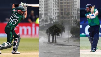 PAK vs IRE: Will the Pakistan vs Ireland T20 World Cup clash be relocated from storm-hit Florida? Know here Pakistan skipper Babar Azam (left) and Ireland captain Paul Sterling in this frame. (Getty)