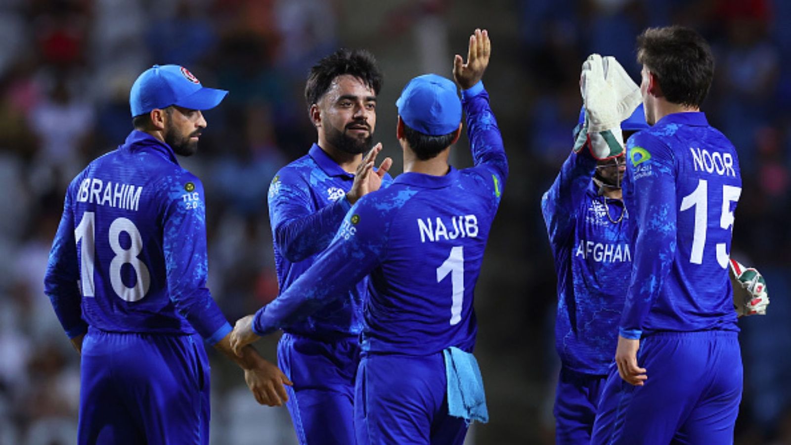 AFG vs PNG: Afghanistan beat Papua New Guinea to seal Super 8 spot, throw New Zealand out of T20 World Cup 2024 Afghanistan cricket team in frame (Getty)