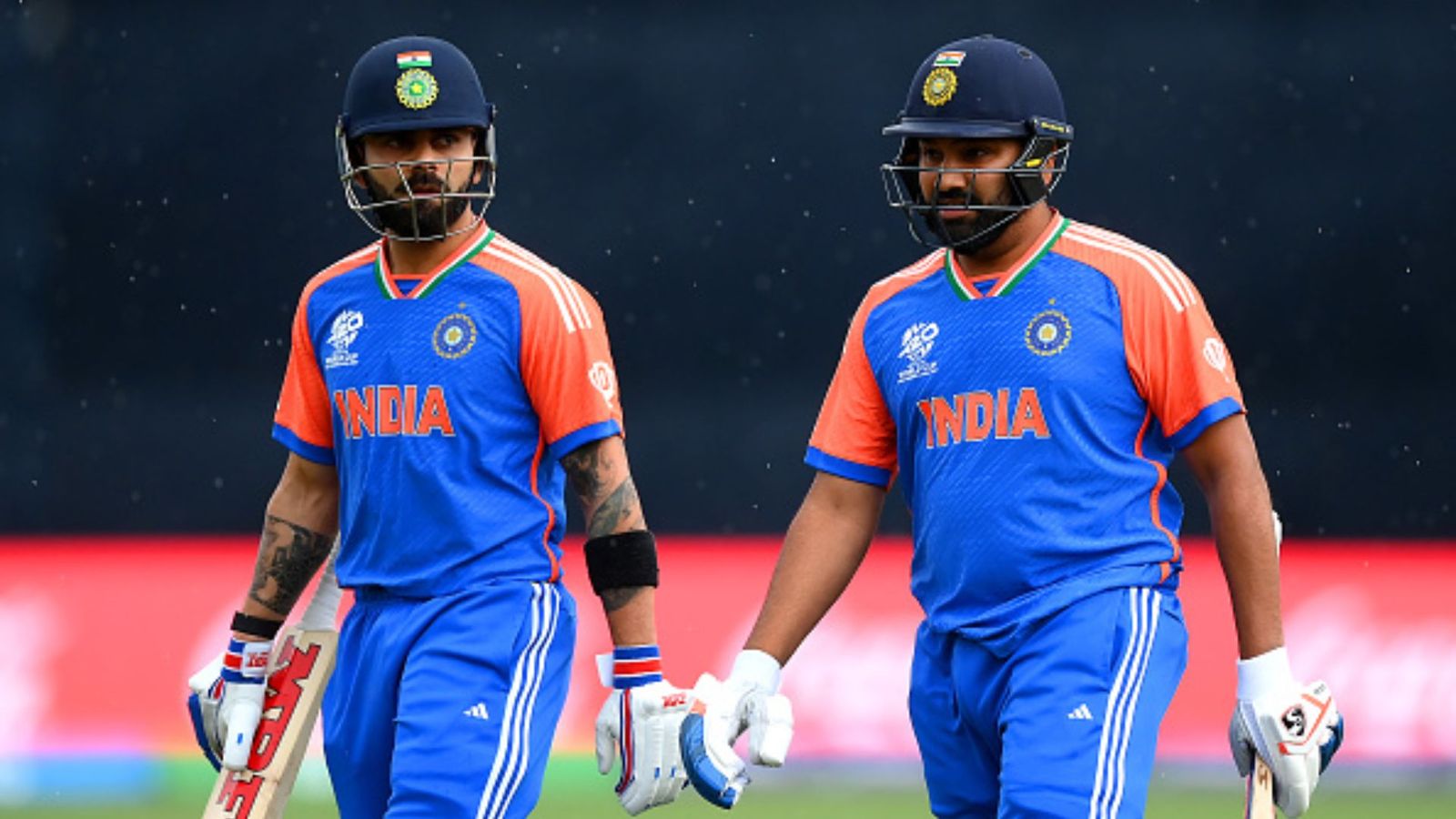 'He will be all guns blazing once...': Dinesh Karthik predicts Virat Kohli's form in T20 World Cup 2024 Virat Kohli and Rohit Sharma (credits getty)