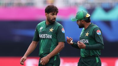 'Pakistan are long way off being a good white ball side...': England legend tears apart Babar Azam's brigade after T20 World Cup elimination Pakistan's Haris Rauf and Babar Azam in this frame. (Getty)