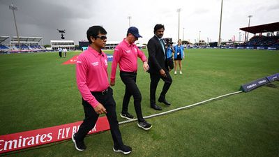 T20 World Cup 2024: Will rain cause washout in IND vs CAN clash? Check Florida weather forecast ahead of India's last Group A game Match umpires inspect the pitch after rainfall prior to the ICC Men's T20 Cricket World Cup West Indies & USA 2024 match between USA and Ireland (Getty Images)