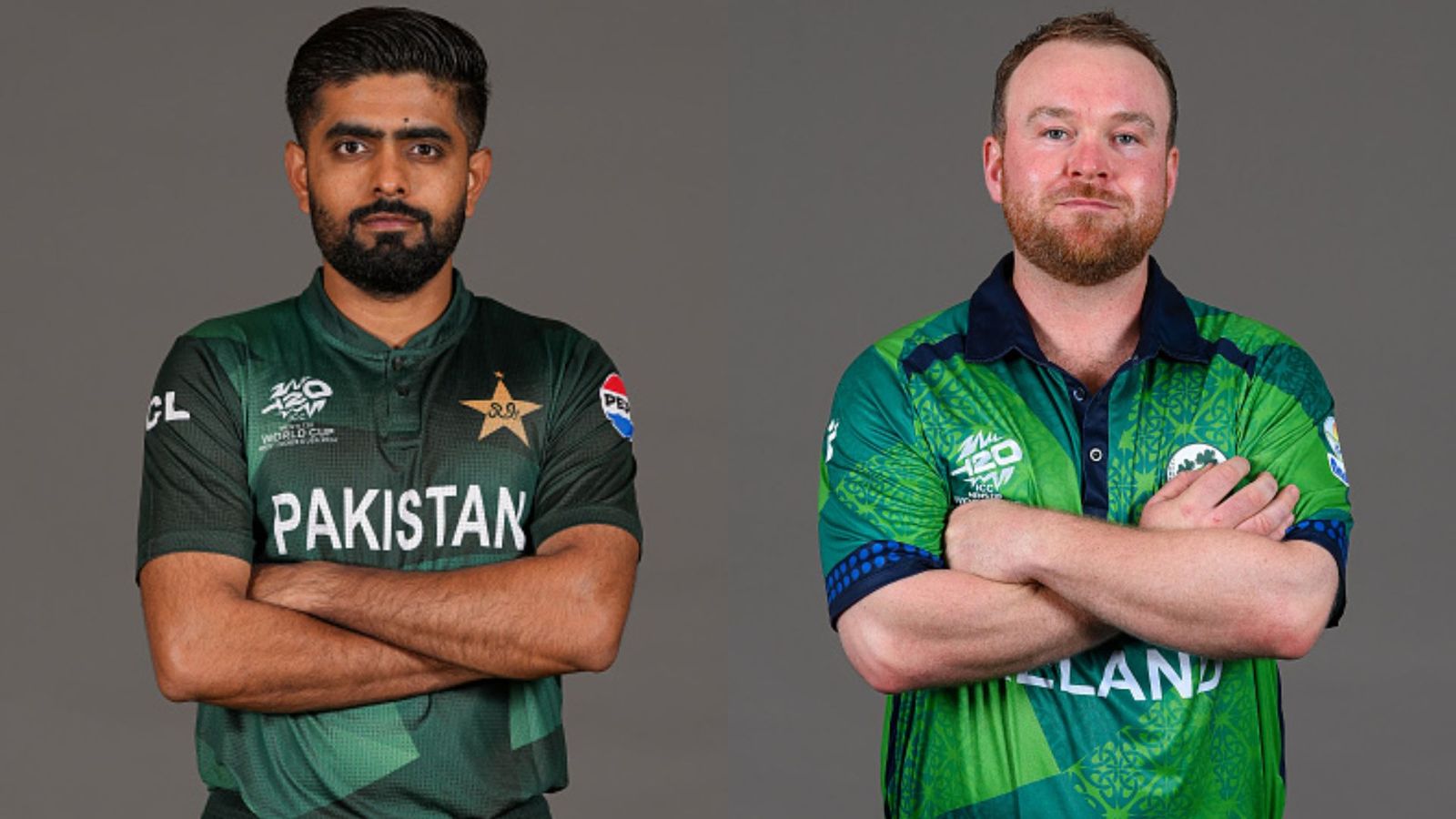 PAK vs IRE, T20 World Cup 2024 Live Streaming: When and where to watch Pakistan vs Ireland clash online? Babar Azam and Paul Stirling in frame (Getty)
