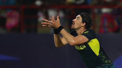 'You don't stuff around with mother cricket': Mitchell Starc blames media for blowing Josh Hazlewood's comments 'out of proportion' Mitchell Starc takes a catch (Getty Images)