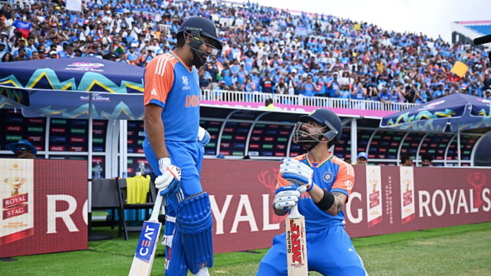 'I don't think it's gonna make sense...': Ex-India cricketer gives verdict on Rohit Sharma, Virat Kohli opening duo Rohit Sharma and Virat Kohli (credits getty)
