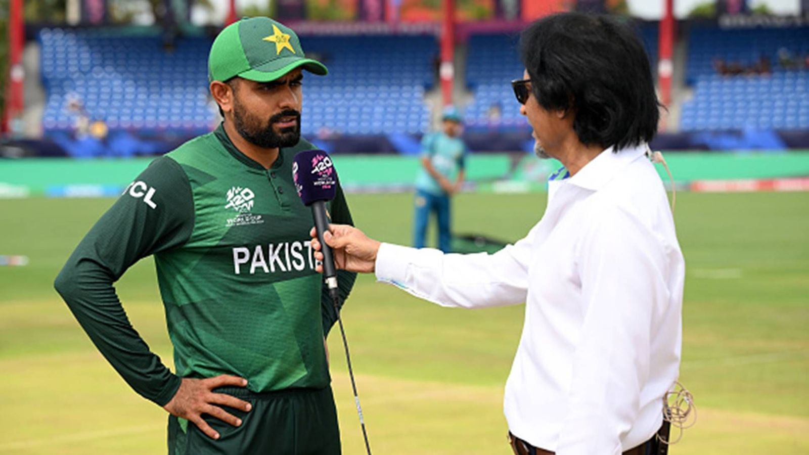 Babar Azam opens up on possibility of losing captaincy after Pakistan's early T20 World Cup 2024 exit, says 'When I go back...' Babar Azam at the coin toss (Getty Images)