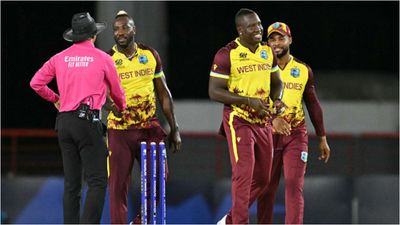 Rovman Powell surpasses legendary Kieron Pollard for epic feat as West Indies captain West Indies team in frame (Getty)