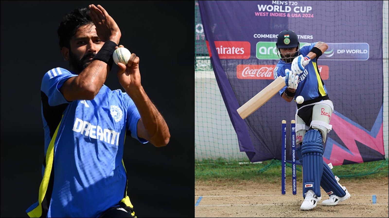 Virat Kohli struggles to counter left-arm pacer in nets, gets frustrated after missing the shot ahead of Super 8 match vs Afghanistan Virat Kohli struggles to counter left-arm pacer in nets, gets frustrated after missing the shot ahead of Super 8 match vs Afghanistan