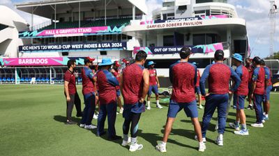 IND vs AFG: Afghanistan struggle to find Halal food in Barbados ahead of Super 8 clash; forced to cook their own meals Afghanistan cricket team in frame (Getty)