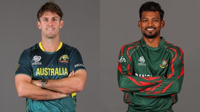 AUS vs BAN, T20 World Cup 2024 Live Streaming: When and where to watch Australia vs Bangladesh clash online? Mitchell Marsh and Najmul Hossain Shanto in frame (Getty)