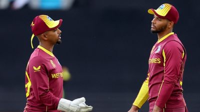 Massive blow to West Indies, star player ruled out of T20 World Cup ahead of Super 8 clash vs USA; replacement named West Indies' Brandon King (R) and Nicholas Pooran in this frame. (Getty)