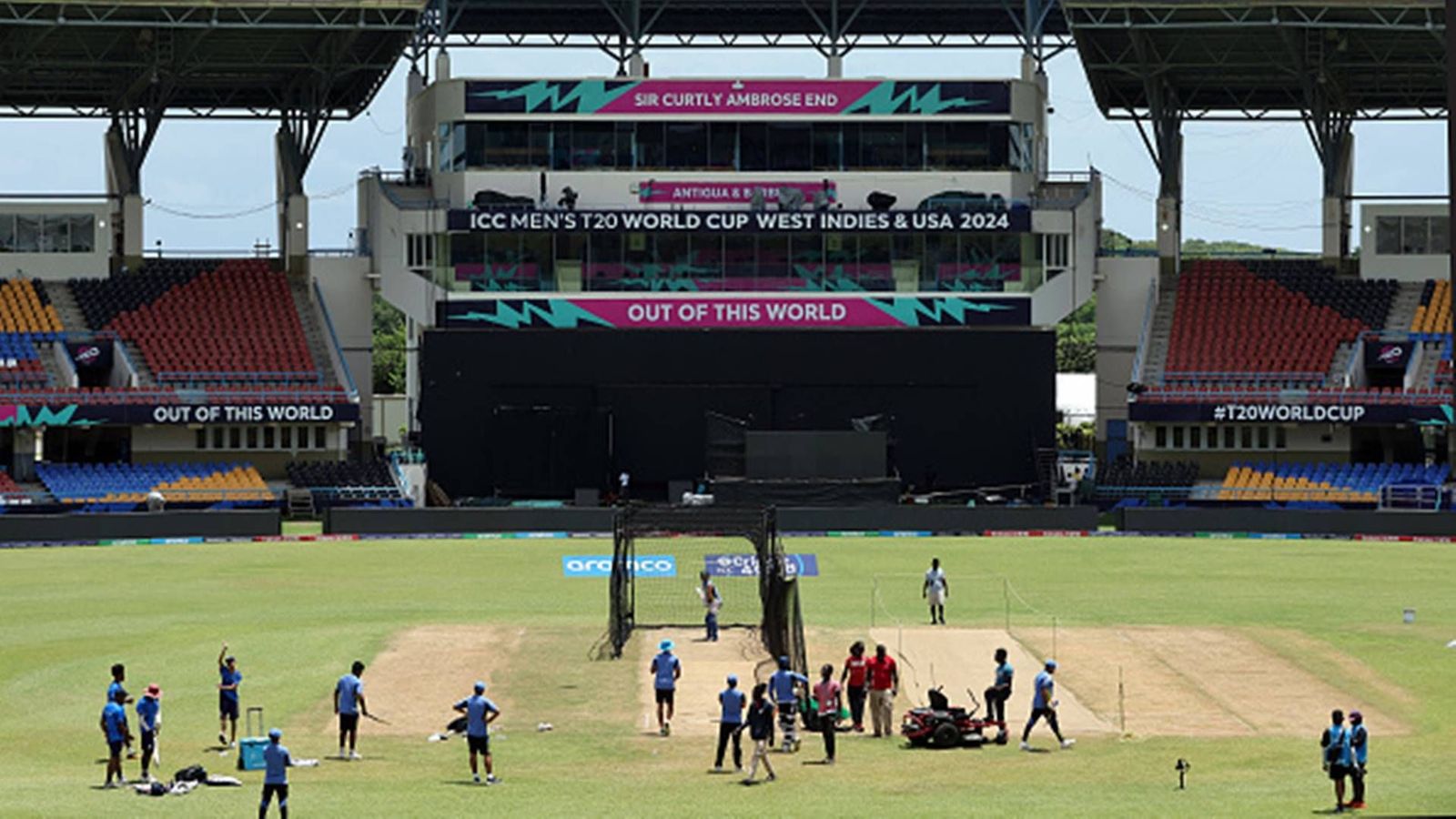 T20 World Cup 2024: Will rain interrupt India vs Bangladesh match? Check Antigua weather forecast ahead of high-voltage clash Virat Kohli gets throwdowns in the nets on the practice pitch in Antigua (Getty Images)
