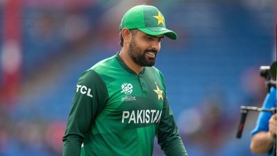 Who will replace Babar Azam as Pakistan's new white-ball captain after T20 World Cup disaster? Wasim Akram reveals the name Pakistan captain Babar Azam in this frame. (Getty)
