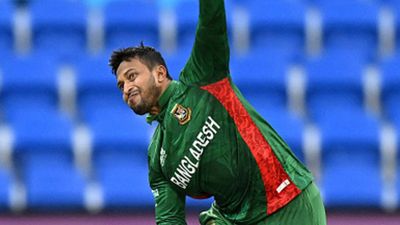 IND vs BAN: Shakib Al Hasan creates history after taking Rohit Sharma's wicket, becomes first player with this record in T20 World Cups Shakib Al Hasan in frame (Twitter)