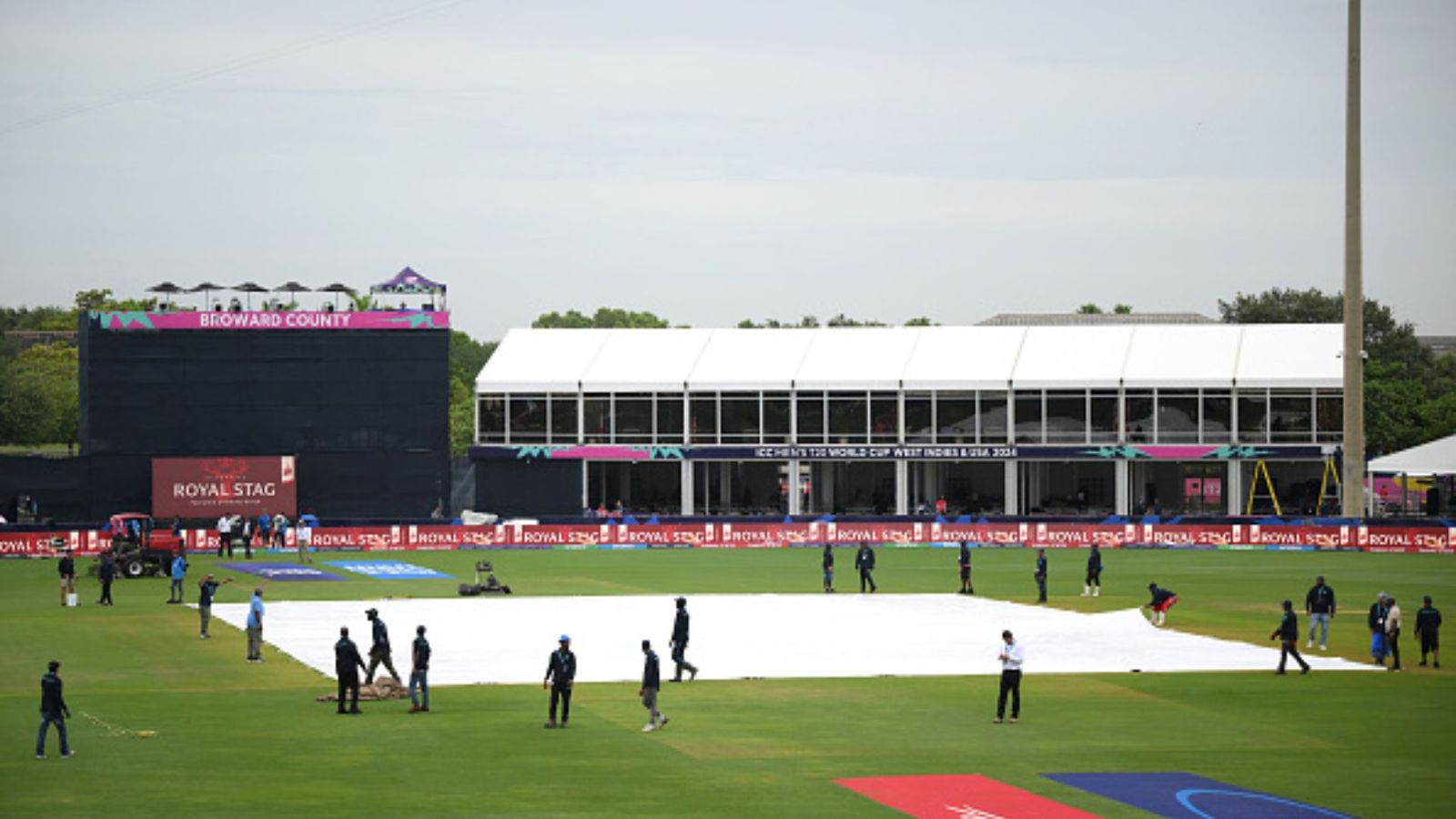 IND vs AUS: Check what happens if rain causes washout in India vs Australia Super 8 clash? Daren Sammy Cricket Ground (getty)