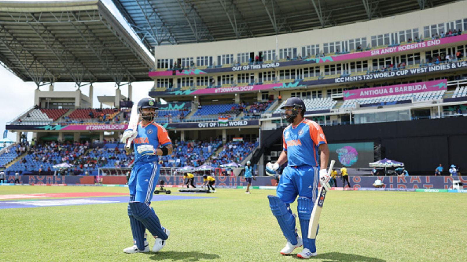 IND vs AUS live streaming T20 World Cup 2024 Super 8: When and where to watch India vs Australia clash online and on TV Rohit Sharma and Virat Kohli (credits getty)