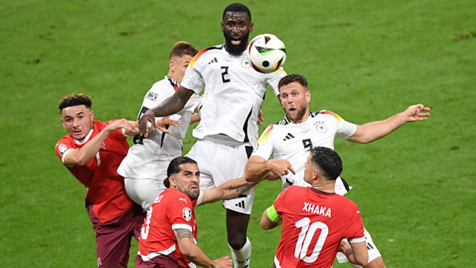 Euro 2024: Germany survive unbeaten Switzerland as Niclas Fullkrug scores dramatic stoppage time equaliser Germany's Nicklas Fullkrug scores a stoppage time goal against Switzerland (Getty Images)