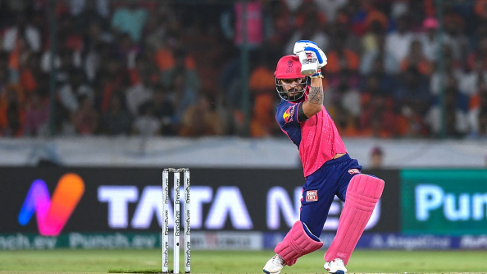 Riyan Parag's first reaction after getting maiden India call-up for T20I series against Zimbabwe, posts 'dare to..' Riyan Parag in frame (Getty)