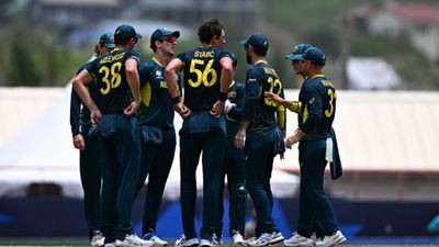 Australian legend's International career comes to an end after dramatic exit from T20 World Cup 2024 Australia cricket team in frame (Getty)