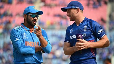 Who will reach T20 World Cup 2024 final if India vs England semifinal gets washed out due to rain? Rohit Sharma and Jos Buttler at the coin toss (File Photo: Getty Images)