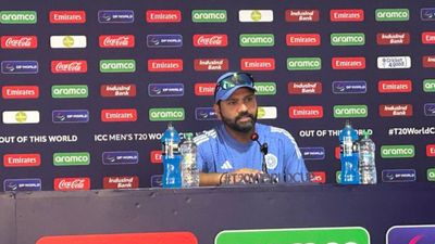 Rohit Sharma strongly reacts to Inzamam Ul Haq's ball tampering accusations ahead of IND vs ENG semifinal clash, says 'We aren't playing...' India captain Rohit Sharma during press conference. (X)