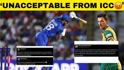 'NOT a T20 WC semis pitch!' - SA vs AFG wicket SLAMMED by fans & experts SportsTak
