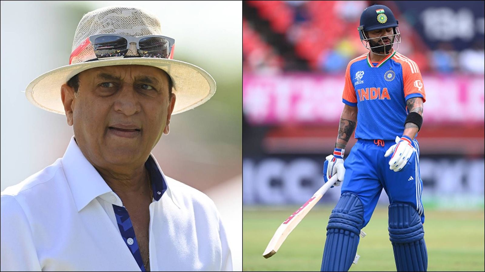 Sunil Gavaskar explains what Virat Kohli needs to do in T20 World Cup 2024 final to get his form back Former Indian cricketer Sunil Gavaskar; Indian opener Virat Kohli (Getty Images)