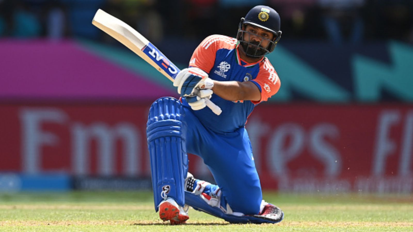 Keshav Maharaj-led South Africa stars line up to lavish praise on Rohit Sharma ahead of T20 World Cup final against India, know who said what India skipper Rohit Sharma in this frame. (Getty)