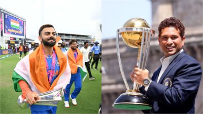 Virat Kohli and Sachin Tendulkar - Two Greats, Two World Cups and one destiny Virat Kohli and Sachin Tendulkar (credits getty)