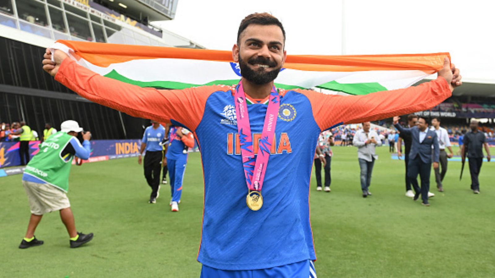 Virat Kohli dedicates T20 World Cup win to wife Anushka Sharma in heartfelt post, writes 'None of this would remotely be possible...' Virat Kohli dedicates T20 World Cup win to wife Anushka Sharma in heartfelt post, writes 'None of this would remotely be possible...'
