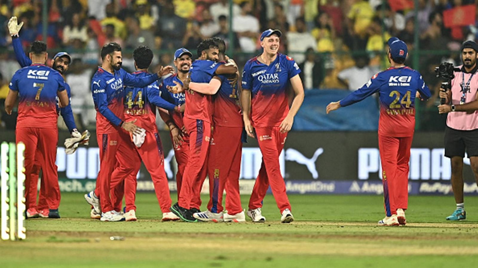 RCB announce batter with 4,842 IPL runs as their new batting coach and mentor, says 'You can take the man out of cricket but...' RCB players celebrate their win over CSK (Getty Images)