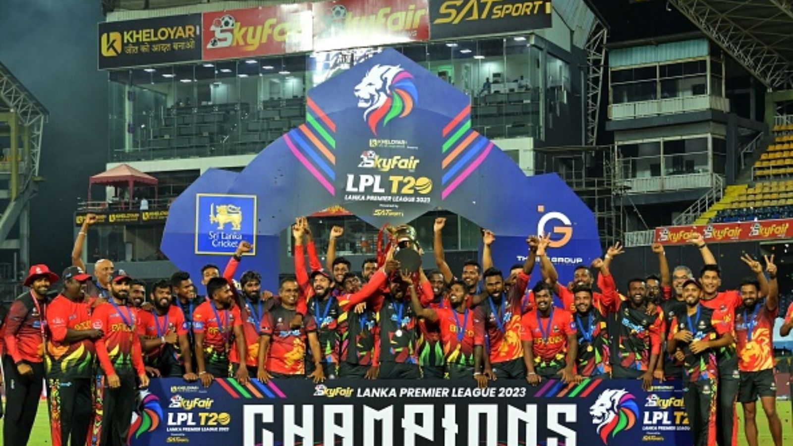 LPL 2024, BLK vs DAS Live Streaming: When and where to watch B-Love Kandy vs Dambulla Sixers match online? B-Love Kandy after winning LPL 2023 (Getty)