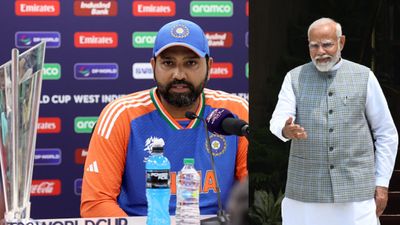 Rohit Sharma responds to PM Modi's 'You are excellence personified' post after India win T20 World Cup 2024 title India captain Rohit Sharma (left) and Prime Minister Narendra Modi in this frame. (Getty)