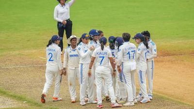 IND-W vs SA-W: Sneh Rana, Shafali Verma star as India women rout South Africa women by 10 wickets in one-off Test Indian women cricket team in frame (Twitter)
