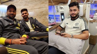 Captain-less Indian team leaves for Zimbabwe, VVS Laxman travels with team heading for Harare Ruturaj Gaikwad and Riyan Parag (credits x)