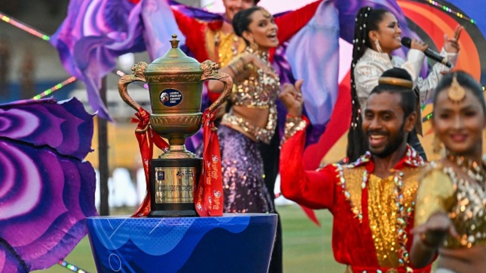 LPL 2024, GM vs CS Live Streaming: When and where to watch Galle Marvels vs Colombo Strikers match online? Lanka Premier League trophy in frame (Getty)