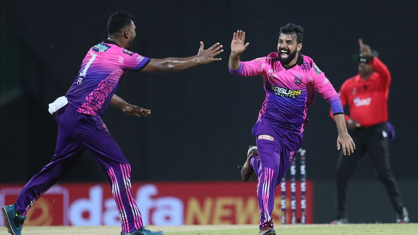 Fans troll Shadab Khan despite maiden hat-trick in LPL 2024, question his intent while playing for Pakistan in T20 World Cup Shadab Khan in frame (Getty)