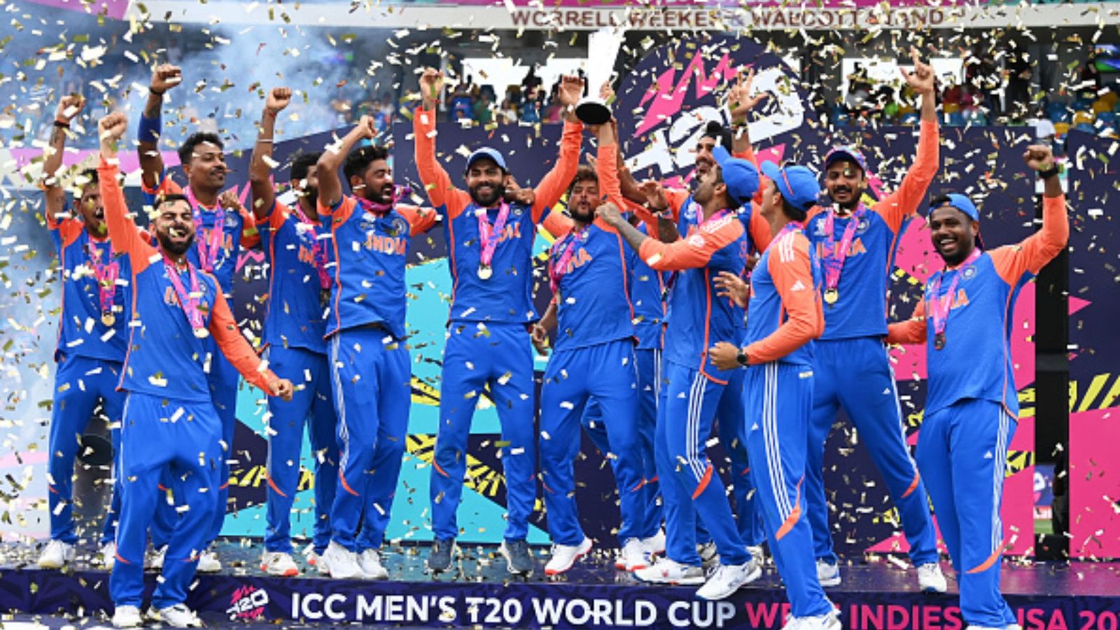 T20 World Cup 2024 victory parade: When and Where to watch India's felicitation online and on TV in India T20 World Cup 2024 victory parade: When and Where to watch India's felicitation online and on TV in India