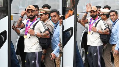 True family man, Virat Kohli right away flies for London after victory parade to meet wife Anushka Sharma and kids Virat Kohli in frame (Getty)