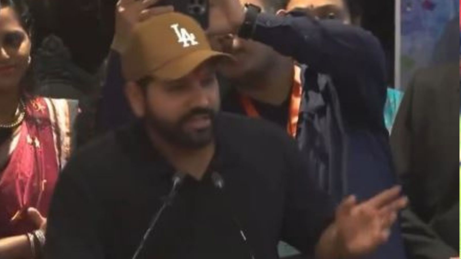 I would have sat him out of the team had he dropped that catch: Rohit Sharma hilariously trolls Suryakumar Yadav, Watch viral video India captain Rohit Sharma in this frame. (Screengrab-X)