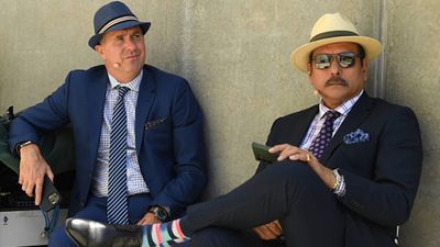 'I don't think Michael's lifted a Cup ever': Ravi Shastri hits back at Vaughan for questioning India's T20 World Cup 2024 schedule Michael Vaughan and Ravi Shastri (File Photo: Getty Images)