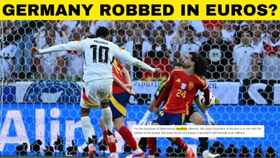 EXPLAINED -Why Germany were not given penalty in Euro quarters vs Spain? What does handball rule say SportsTak