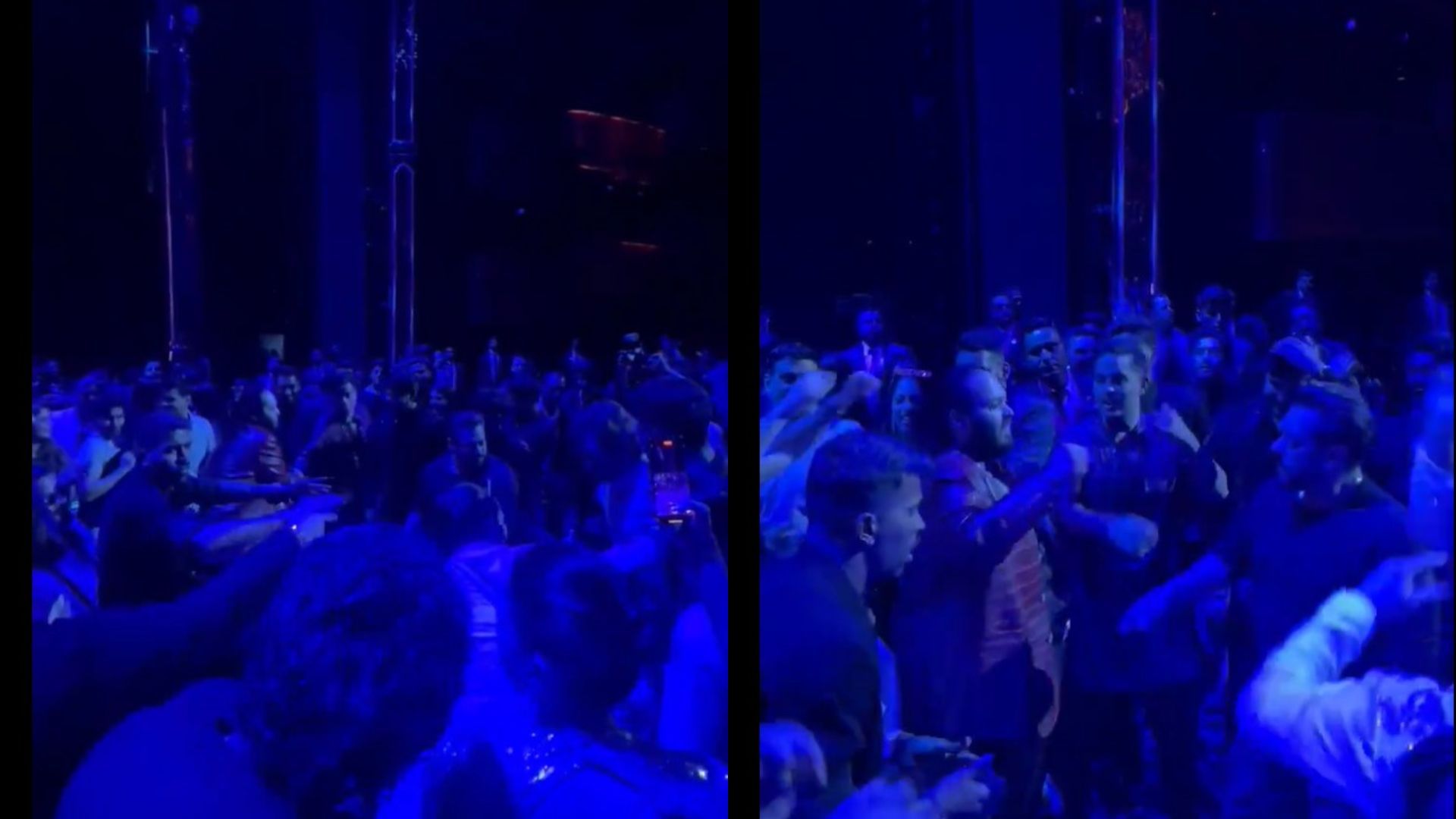 WATCH: MS Dhoni, Hardik Pandya groove with Salman Khan on 'Jumme ki Raat' song Hardik Pandya dancing (x screengrab)